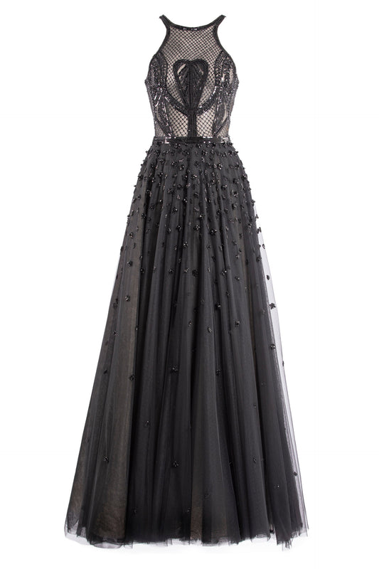 tulle-beaded-dress-with-halter-neckline-rtwss24-2