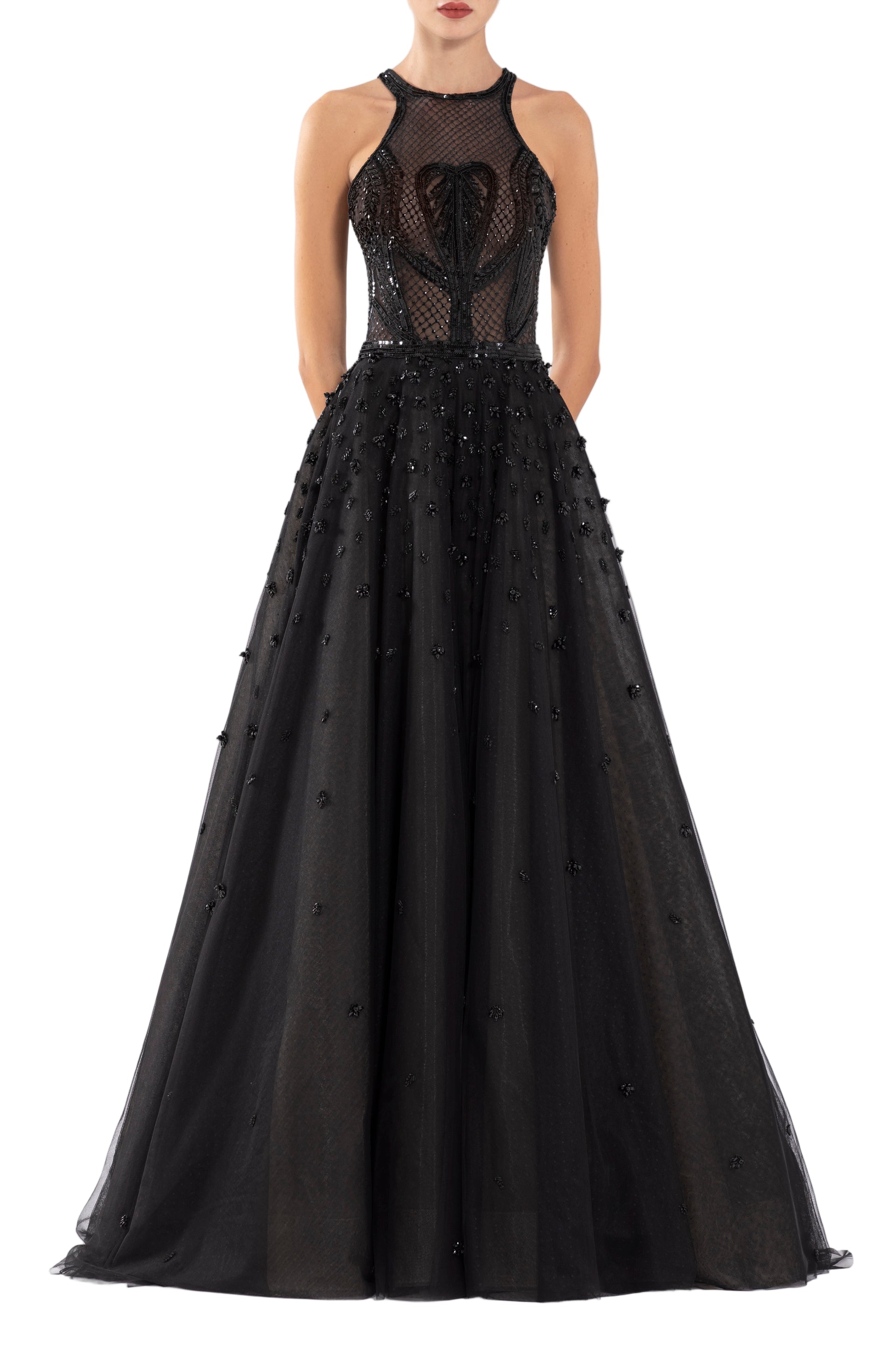 tulle-beaded-dress-with-halter-neckline-rtwss24-1