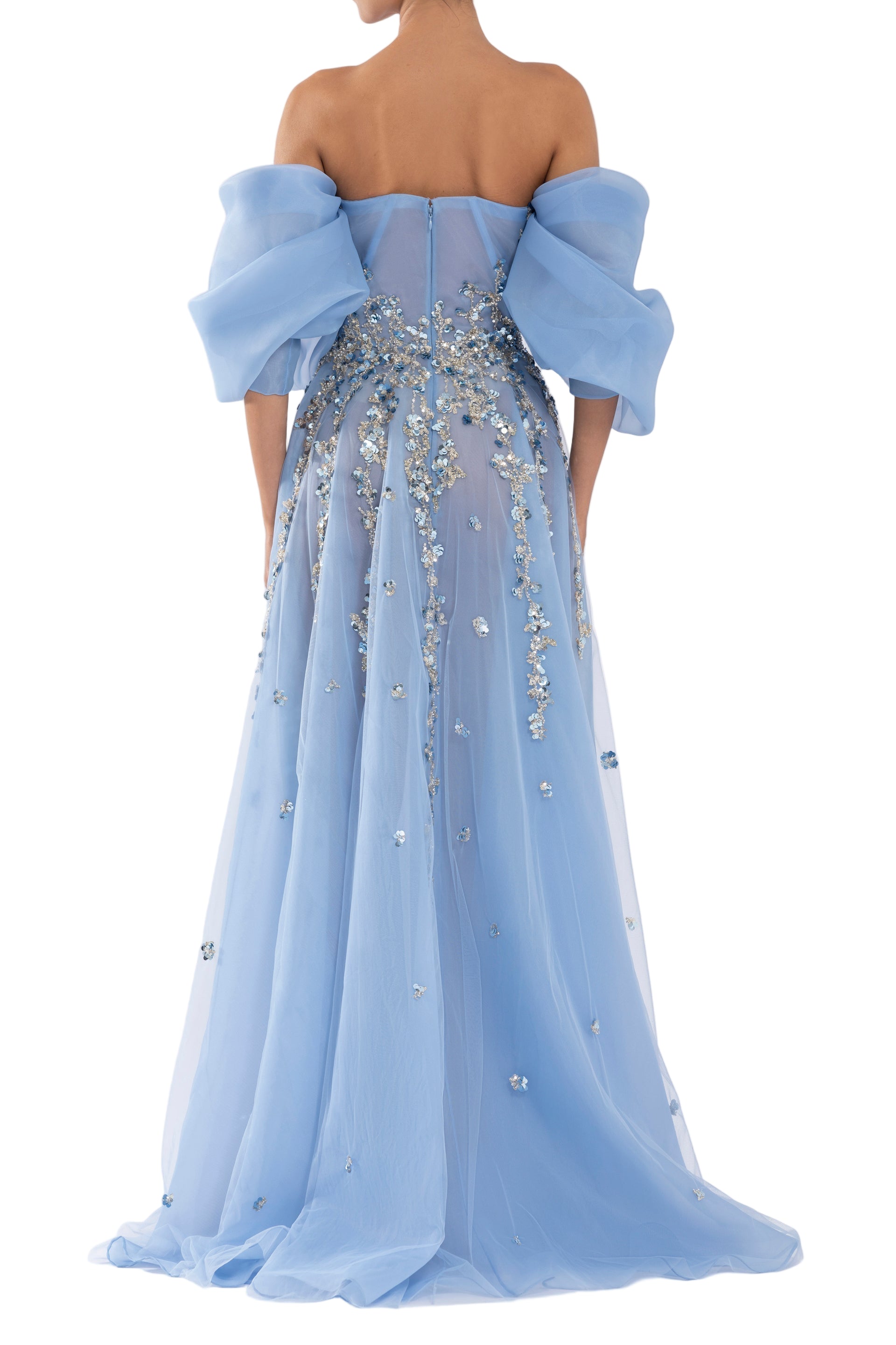 organza-dress-with-dotted-beading-and-pleated-of-shoulder-sleeves-rtwss24-4