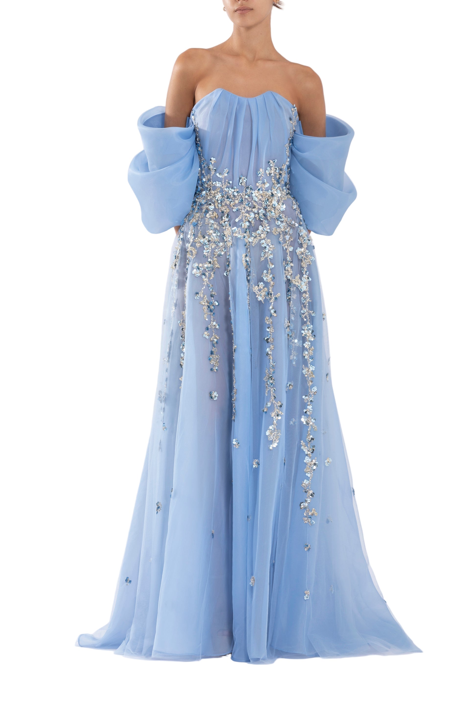 organza-dress-with-dotted-beading-and-pleated-of-shoulder-sleeves-rtwss24-2