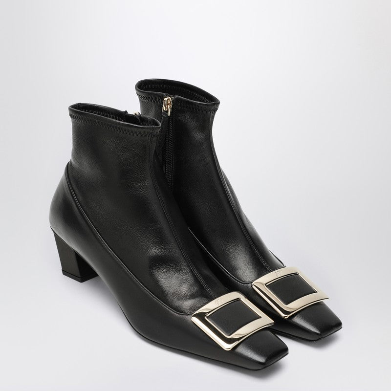 Belle Vivier black ankle boots