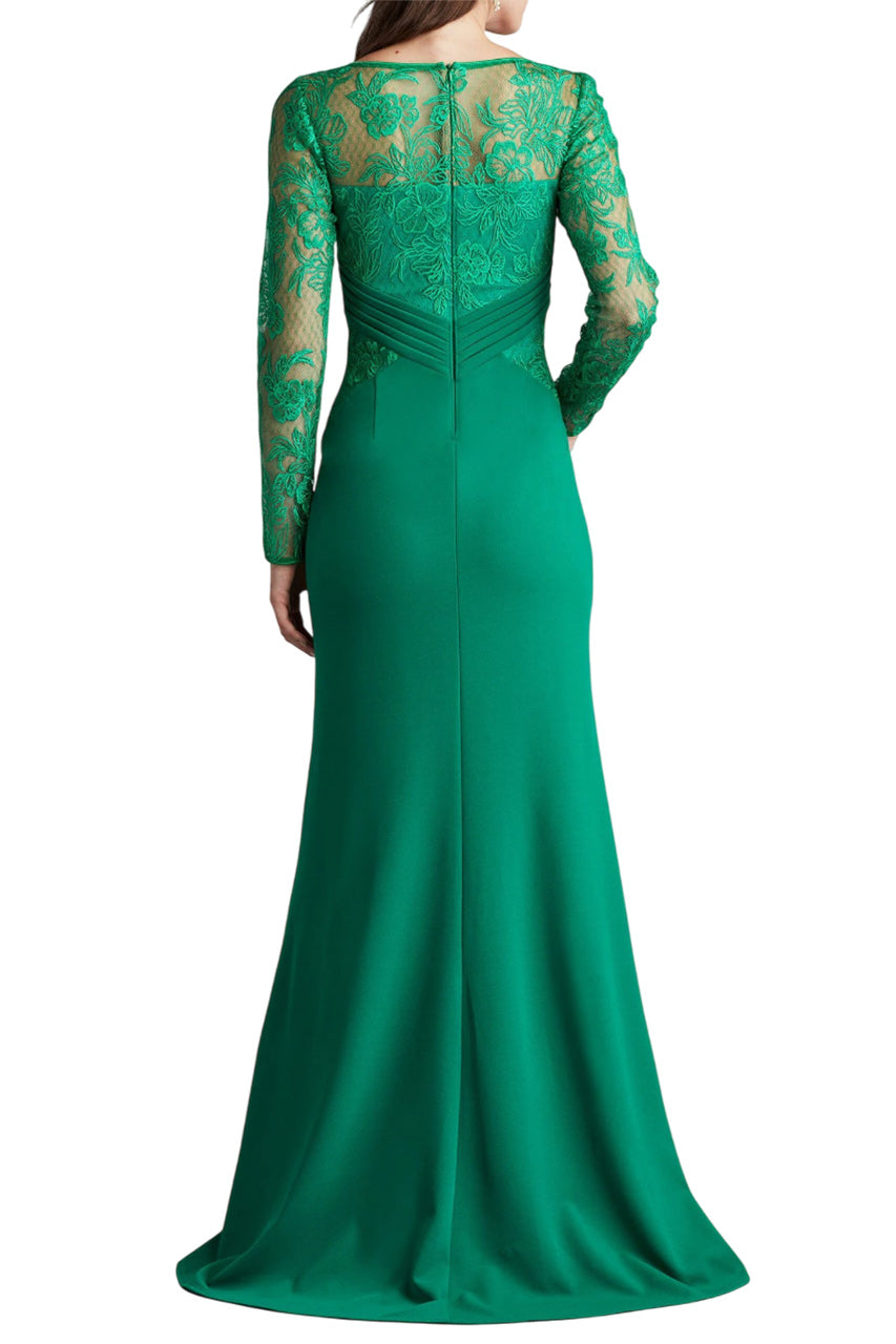 RAVINA EMBROIDERED ILLUSION GOWN
