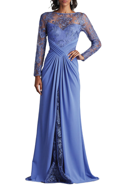 RAVINA EMBROIDERED ILLUSION GOWN