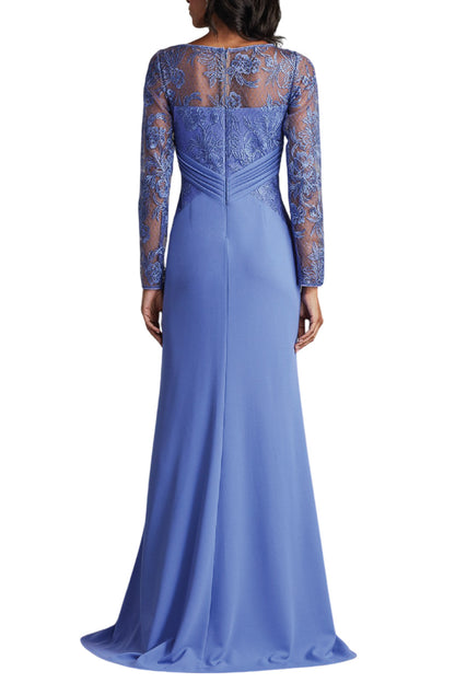 RAVINA EMBROIDERED ILLUSION GOWN