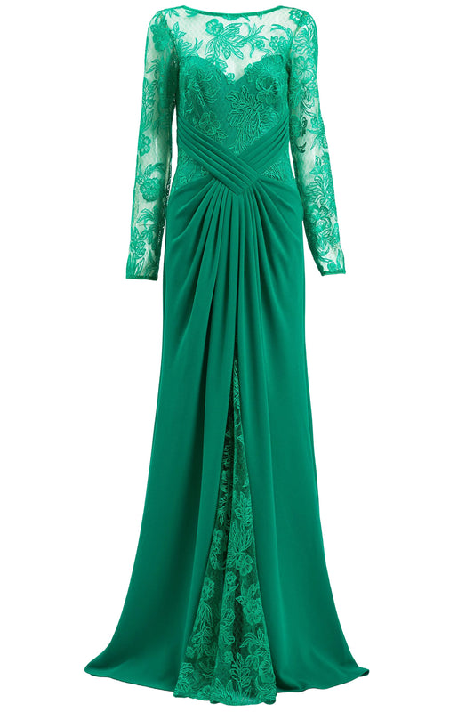 RAVINA EMBROIDERED ILLUSION GOWN