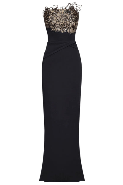 RUBBER LACE CADY GOWN