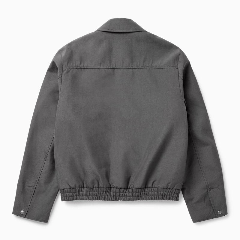 Light Zip-up Jacket Dark Grey
