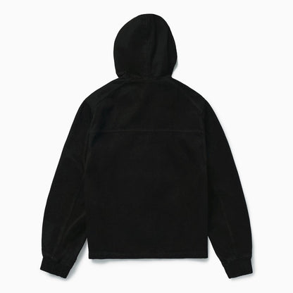 Black Denim Zip Hoodie