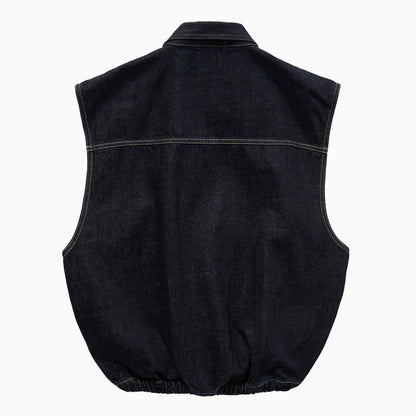Denim Vest Dark Blue