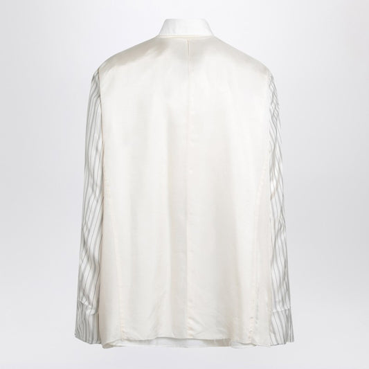 Reversible shirt Anonymity of the Lining in écru