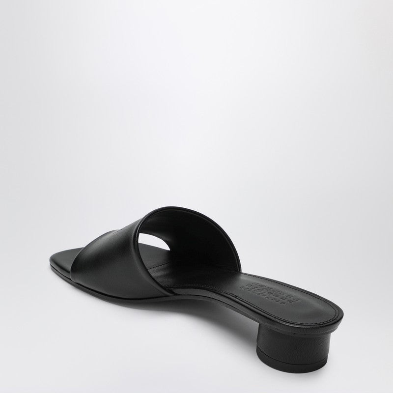 Black Anatomic sandals with low heel