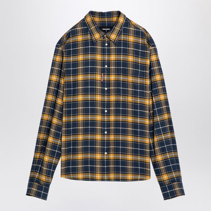 Blue/Yellow Chequered Shirt
