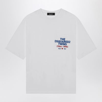 White Cotton T-shirt With Logo