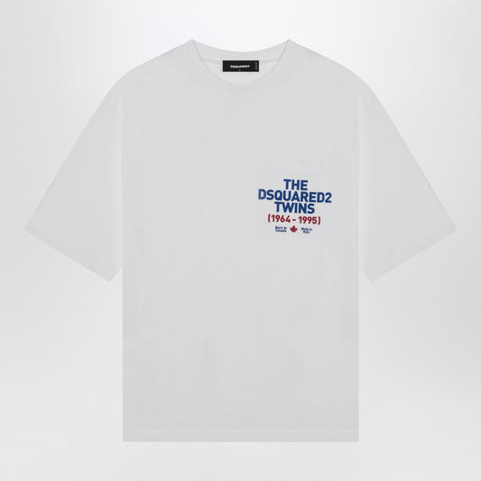 White Cotton T-shirt With Logo