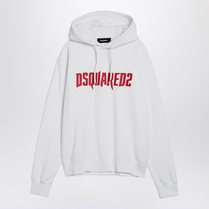 White Cotton Hoodie