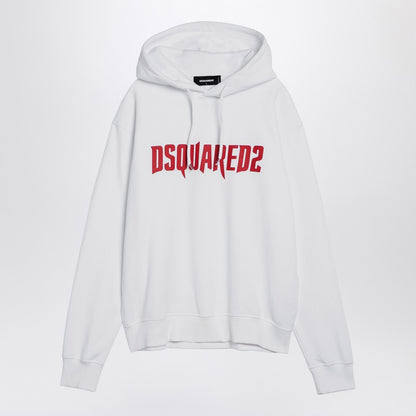 White Cotton Hoodie