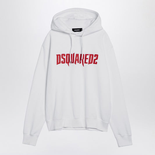 White Cotton Hoodie