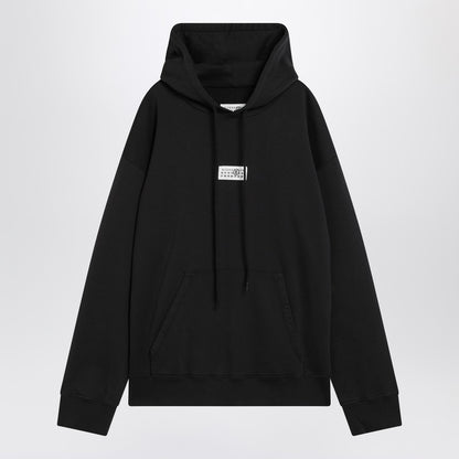 Black Sweatshirt With Logo Label