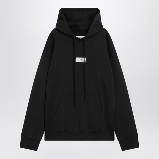 Black Sweatshirt With Logo Label