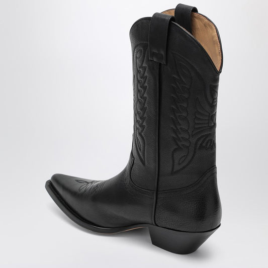 Black Florence cowboy boots