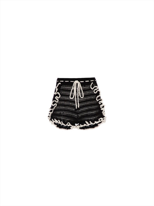 POPPY CROCHET FLOWER SHORT