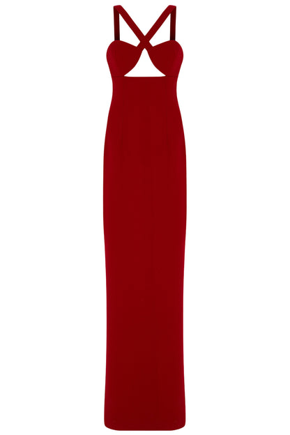 SEMIRAMIS CUTOUT MAXI DRESS
