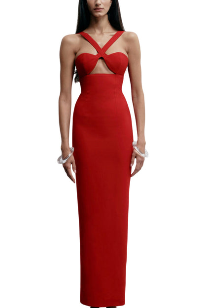 SEMIRAMIS CUTOUT MAXI DRESS