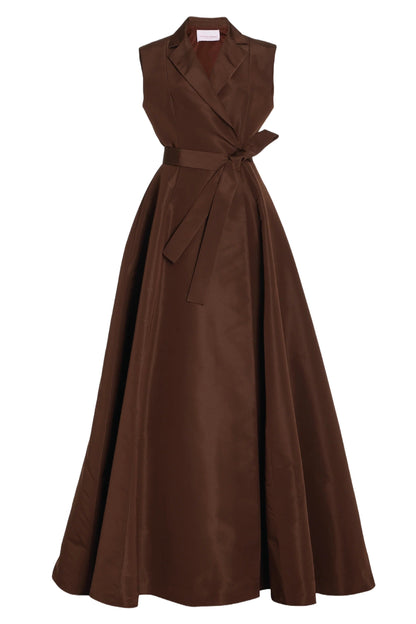 SILK TRENCH GOWN