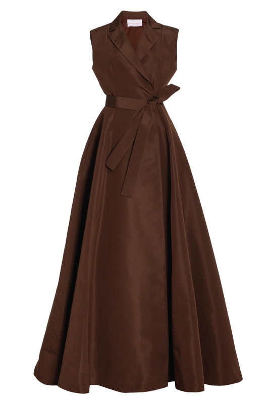 SILK TRENCH GOWN