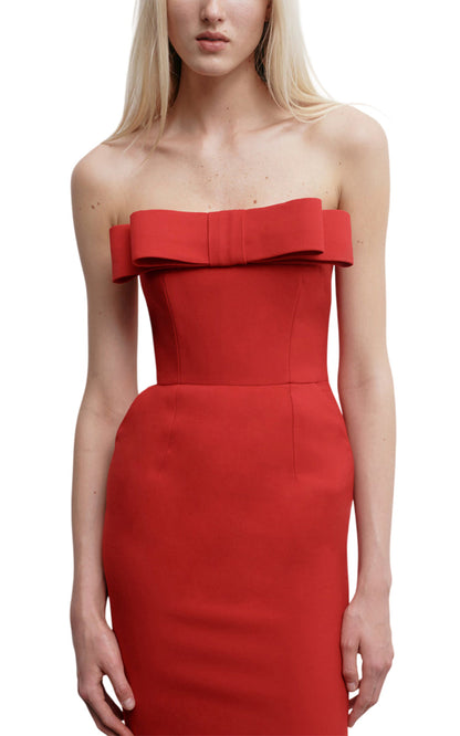 SISU BOW-DETAILED DRESS