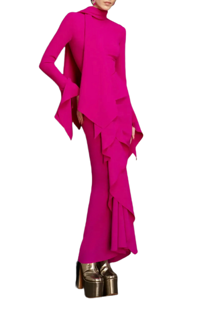NELLA DRESS IN FUCHSIA