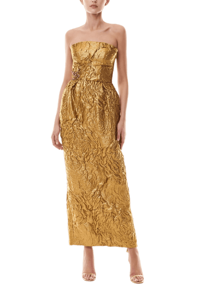 STRAPLESS COCKTAIL DRESS