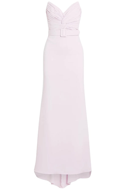 STRAPLESS TWISTED BODICE GOWN