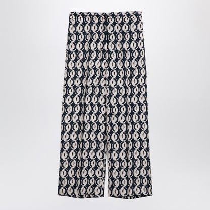 All Over Printed Silk Trousers