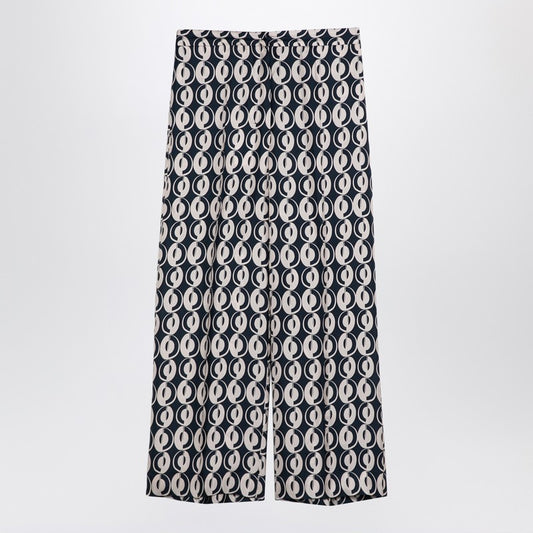 All Over Printed Silk Trousers