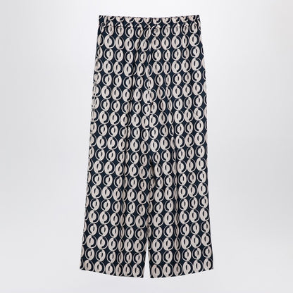 All Over Printed Silk Trousers
