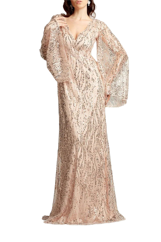 MAGNOLIA EMBELLISHED TULLE GOWN