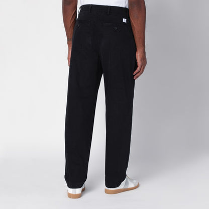 Black Cotton Trousers