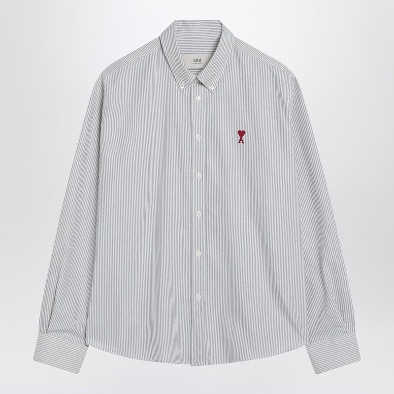 Sky Blue/white Striped Ami De Coeur Shirt