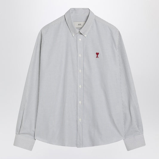 Sky Blue/white Striped Ami De Coeur Shirt
