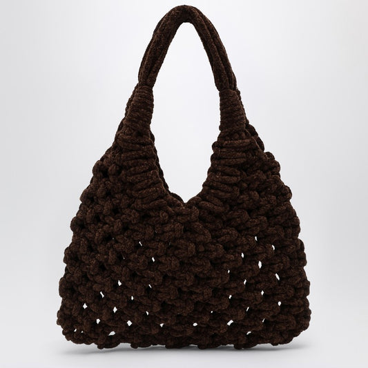 Vannifique Big Bag in Khaki Velvet