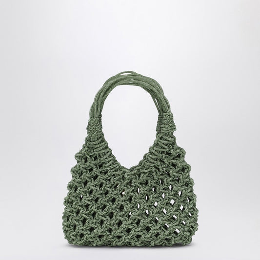 Green Vannifique Small Bag With Crystals