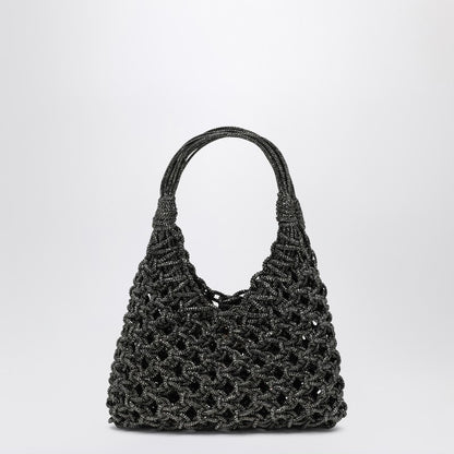Black Vannifique Small Bag With Crystals