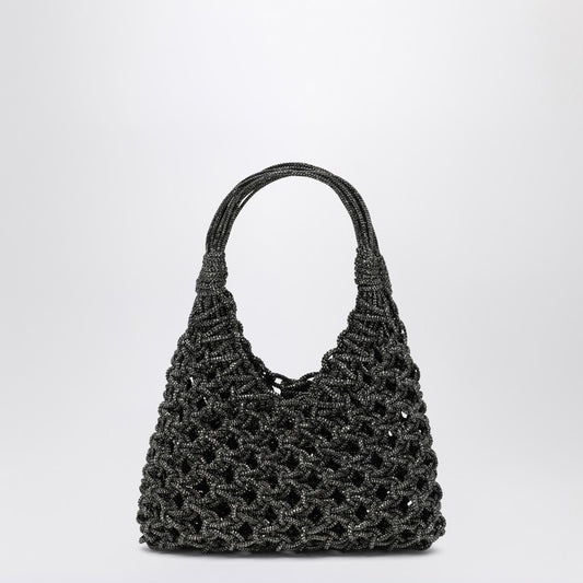 Black Vannifique Small Bag With Crystals