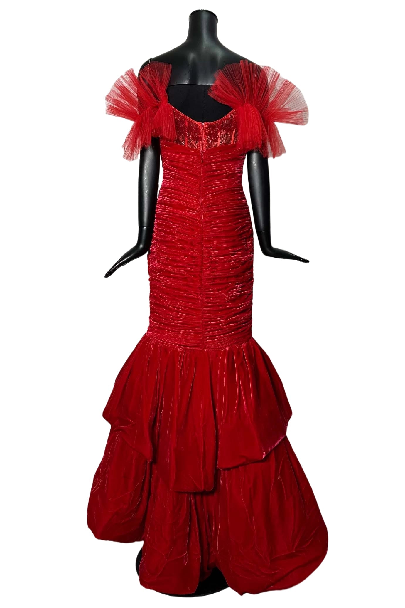 CRIMSON ROSE ELEGANCE GOWN