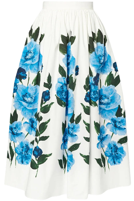 VOLUME MIDI SKIRT