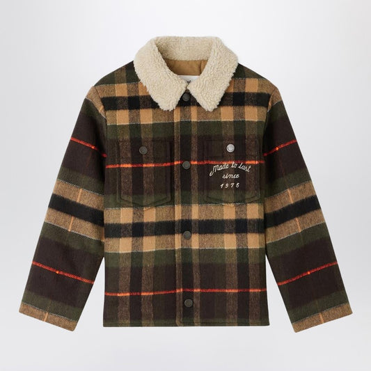 Baxter Khaki Checked Jacket
