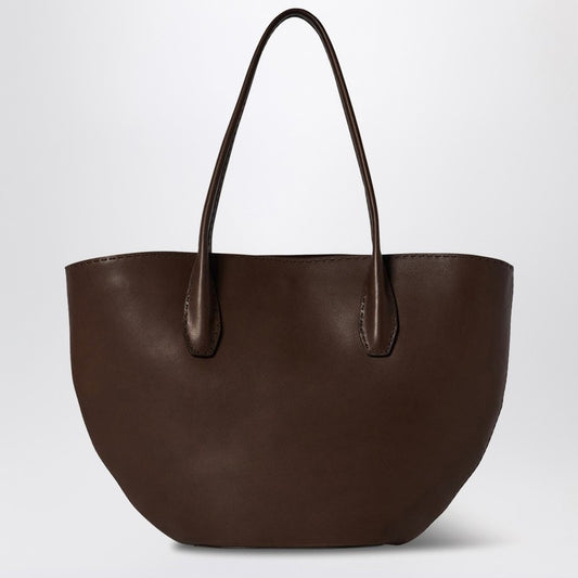 Brown Alger tote bag in leather