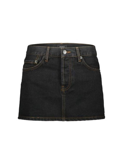 DENIM MICRO MINI SKIRT