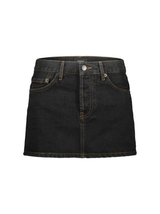 DENIM MICRO MINI SKIRT
